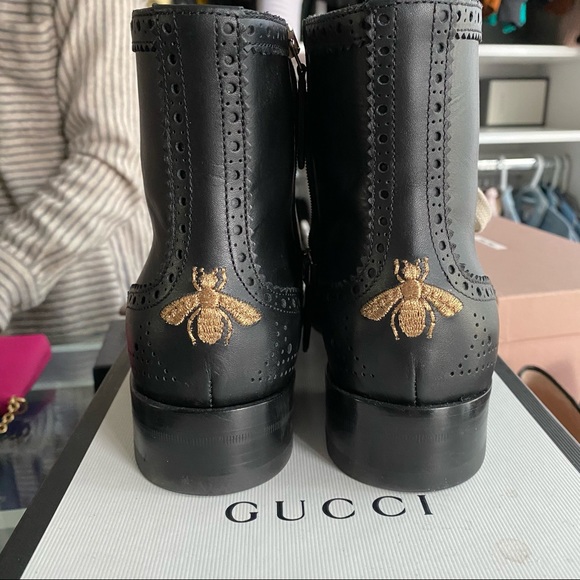 Gucci boots with buckle detail, 37 1/2 - Picture 5 of 8